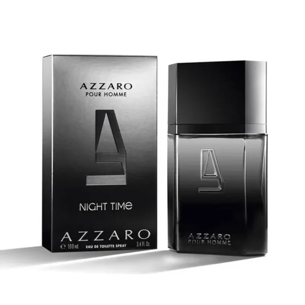 بسته بندی عطر آزارو پور هوم نایت تایم | Azzaro Pour Homme Night Time - فروشگاه عطر و ادکلن هامین