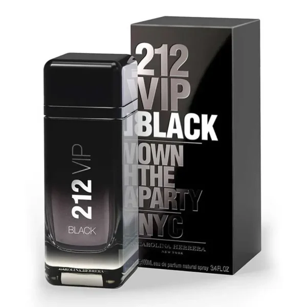 عطر مردانه CH 212 VIP Black با طراحی شیشه لوکس و ماندگاری بالا