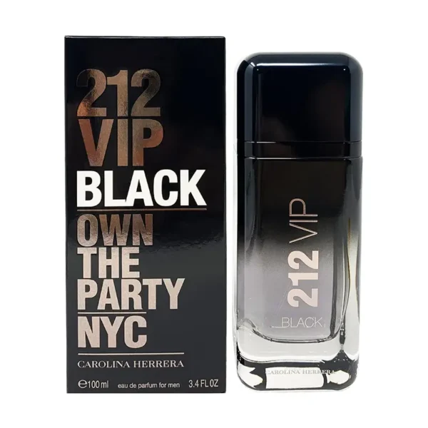 بسته‌بندی لوکس عطر مردانه CH 212 VIP Black از برند Carolina Herrera