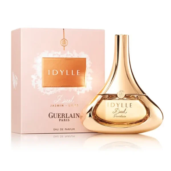 بسته‌بندی زیبای ادکلن زنانه Guerlain Idylle Duet Jasmin-Lilas