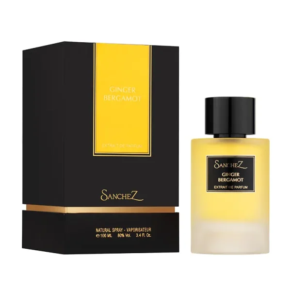 بسته بندی ادکلن سانچز جینجر برگاموت (Ginger Bergamot Sanchez) با طراحی خاص