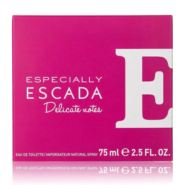 بسته بندی ادکلن زنانه Especially Escada Delicate Notes
